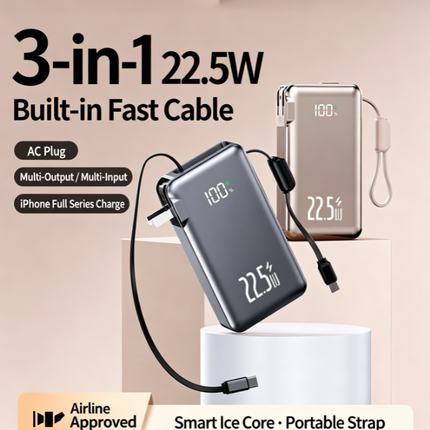 Best Power Bank | Portable Charger Power Bank with LCD Display & Fast Charging | Best Portable Power Bank for iPhone, Samsung & Android
