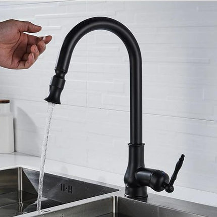 Kitchen Faucet with Pull Out Sprayer, Antique Bronze Kitchen Sink Faucet with Touch Sensor – image 14
