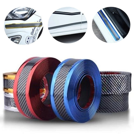 Carbon Fiber Car Stickers, Anti Scratch Car Protective Film Strip