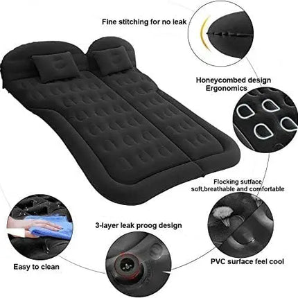 ComfortNest | Portable Inflatable Car Mattress with Sturdy Design | Foldable Bed for Travel and Outdoor Use