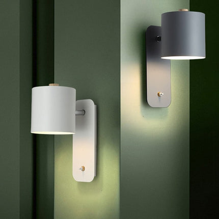 Wall Sconces, LED Wall Lights with Switch, Modern Wall Lamps for Bedroom, Living Room and Hallway Lighting