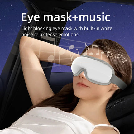 Relaxation Series | Eye Massager with Heat Therapy & Acupoint Kneading | Full Coverage Design for Stress Relief and Comfort