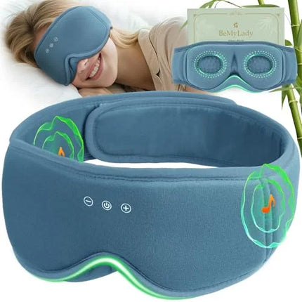 ComfortZone | Bluetooth Sleep Eye Mask with 3D Blackout Design | Binaural Stereo Sound for Deep Relaxation