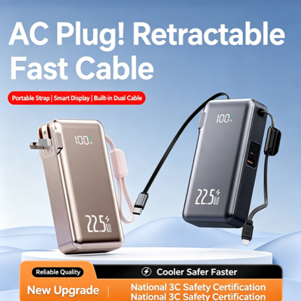 Best Power Bank | Portable Charger Power Bank with LCD Display & Fast Charging | Best Portable Power Bank for iPhone, Samsung & Android