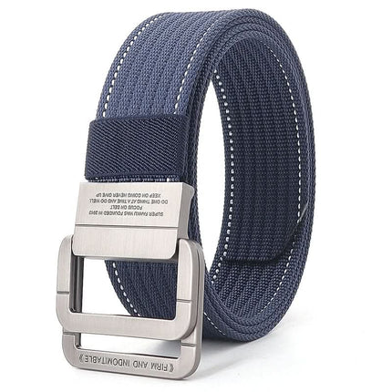 Mens Belt with Double Ring Buckle, Canvas Belt for Women – image 16