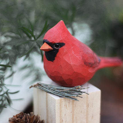 Wooden Bird Ornaments, Scandi Decor Wooden Birds – image 13