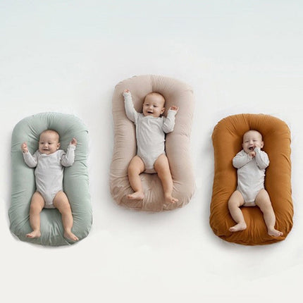 Baby Lounger for Newborns, Baby Nest with Organic Cotton Cover – image 5