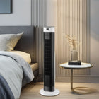 Bladeless Tower Fans, Oscillating Fan with Remote and 8 Hour Timer, Quiet Floor Fan for Bedroom, Cooling Fan