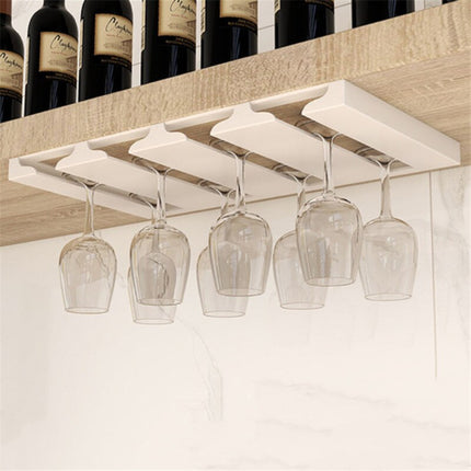 Under Cabinet Wine Glass Rack, Kitchen Cabinet Organizer for Stemware – image 12