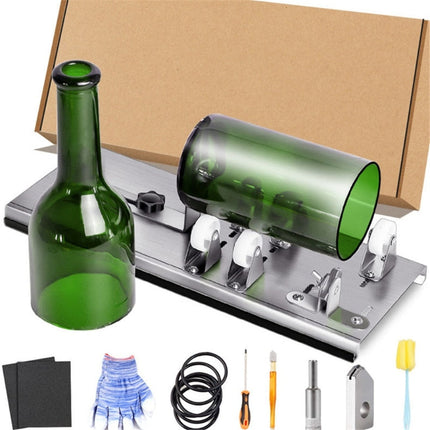Glass Cutter for Bottles and Jars, Glass Bottle Cutter Kit, Bottle Cutter for Wine Bottles, DIY Gift for Crafters