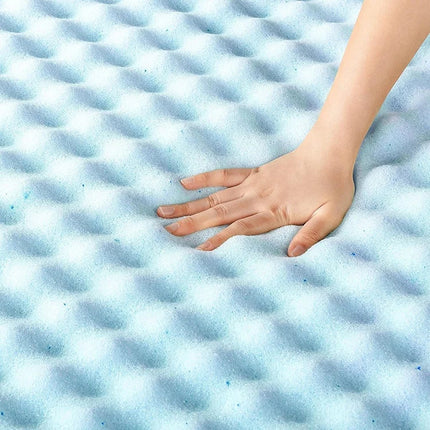 Comfort Rest | Memory Foam Mattress Topper with Gel Infusion | Pressure-Relieving Design for Ultimate Sleep Comfort
