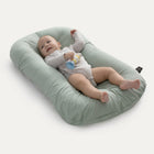 Baby Lounger for Newborns, Infant Lounger with Raised Edges, Baby Nest with Organic Cotton Cover, Newborn Essentials