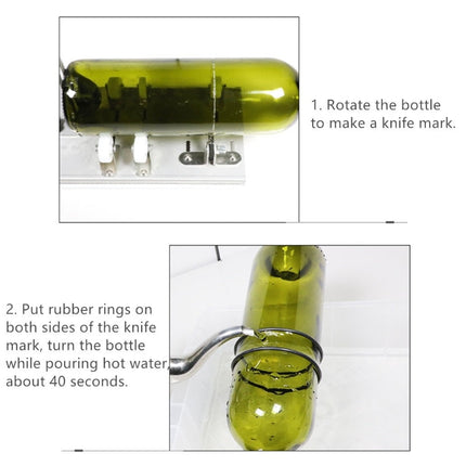 Glass Cutter for Bottles and Jars, Glass Bottle Cutter Kit