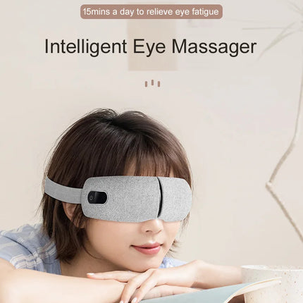 Relaxation Series | Eye Massager with Graphene Heating & Three-Layer Airbags | Soothing Relief for Eye Fatigue