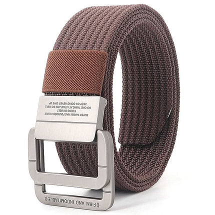 Mens Belt with Double Ring Buckle, Canvas Belt for Women – image 14