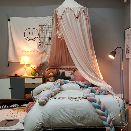 Bedroom Canopy for Kids, Childrens Bed Canopy with Tassels or Frills – image 5