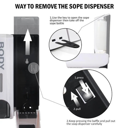 Wall Mounted Soap Dispenser, Bathroom Organizer – image 12