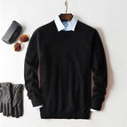 Black - round neck / S