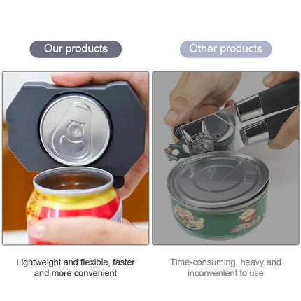 Manual Can Opener, Smooth Edge Can Opener for Soda and Beverage Cans – image 29