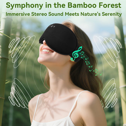 Serenity Sleep | Bluetooth 3D Eye Mask with Light Blocking & Music Playback | Comfortable Design for Restful Sleep