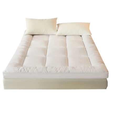 Comfort Rest | Foldable Mattress Topper with Anti-Slip Foam & Microfiber Cover | Portable Solution for Better Sleep