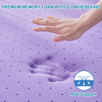 Comfort Rest | All Size Gel-Infused Mattress Topper with Cooling Technology | Soft Bed Pad for Enhanced Sleep Quality
