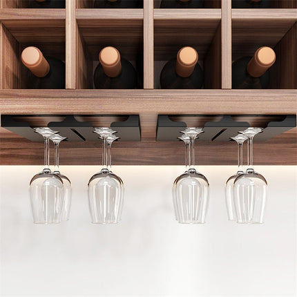 Under Cabinet Wine Glass Rack, Kitchen Cabinet Organizer for Stemware