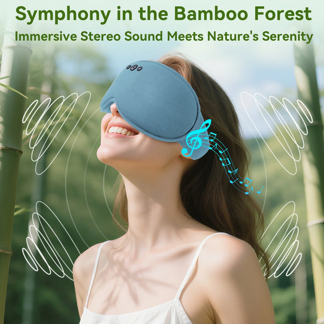 DreamEase | Bluetooth 3D Eye Mask with Light Blocking & Music Playback | Comfortable Sleep Aid for Restful Nights