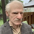 Halloween Costume Mask for Adults, Realistic Halloween Masks with Movable Mouth, Latex Old Man Mask and More Characters