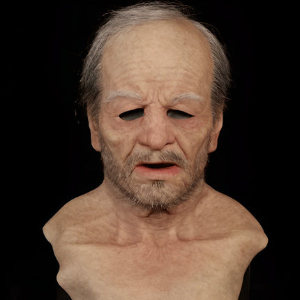 Halloween Costume Mask for Adults, Latex Old Man Mask and More Characters
