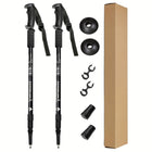 HIKEMASTER PRO | Adjustable Aluminum Trekking Poles with Shock-Absorbing Design | Lightweight Support for Outdoor Adventures 0