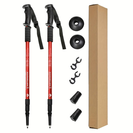 HIKEMASTER PRO | Adjustable Aluminum Trekking Poles with Shock-Absorbing Design | Lightweight Support for Outdoor Adventures 8