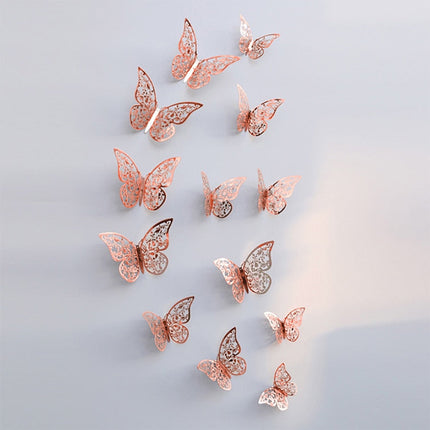 3D Butterfly Wall Decor, 3D Wall Art and Window Stickers for Home and Party Decoration – image 7