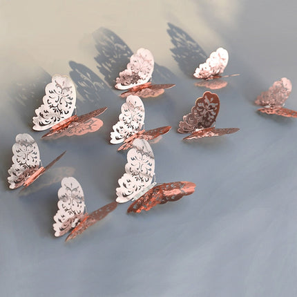 3D Butterfly Wall Decor, Metallic Butterfly Wall Stickers – image 4