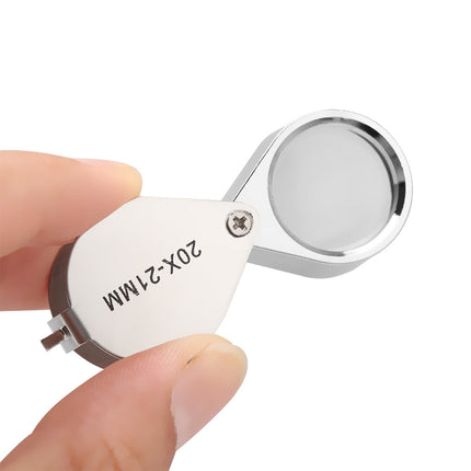 Handheld Magnifying Glass with Metal Frame – image 4