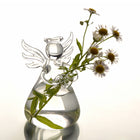 Angel Flower Vase, Transparent Glass Vase in Small and Large Sizes – image 8