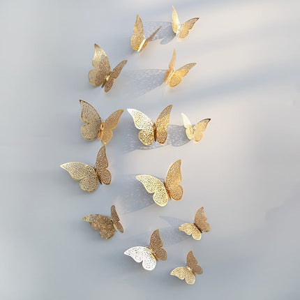 3D Butterfly Wall Decor, 3D Wall Art and Window Stickers for Home and Party Decoration – image 15