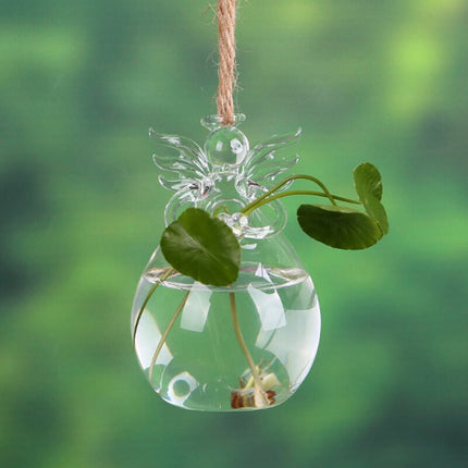 Angel Flower Vase, Transparent Glass Vase in Small and Large Sizes – image 6