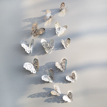 3D Butterfly Wall Decor, 3D Wall Art and Window Stickers for Home and Party Decoration – image 11
