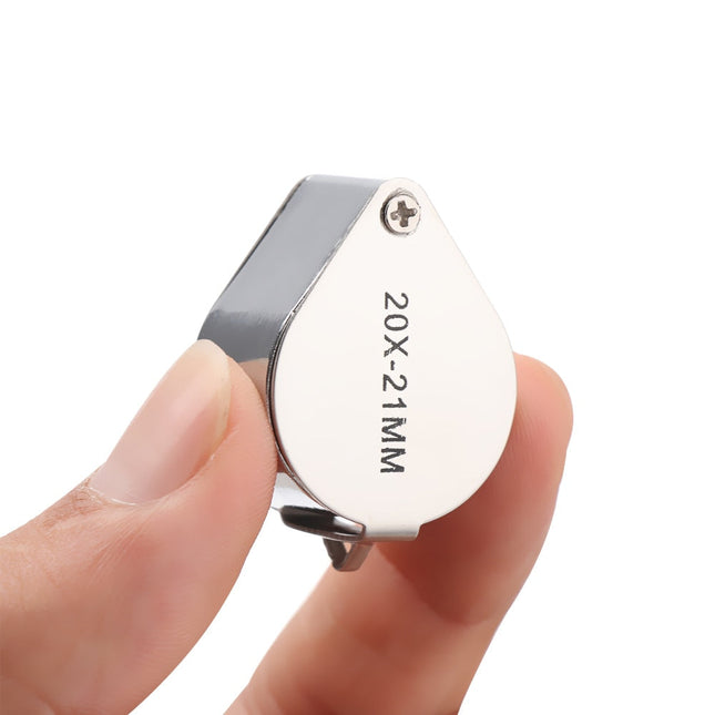 Handheld Magnifying Glass with Metal Frame