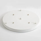 Round - 11.8 inch (30cm) / White / 3 Holes