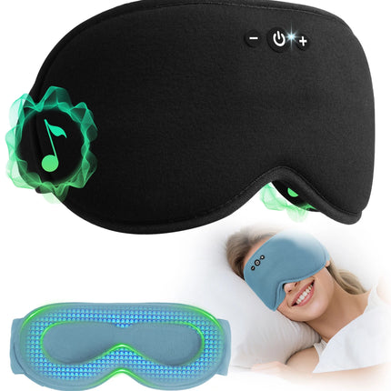DreamEase | Bluetooth 3D Eye Mask with Light Blocking & Music Playback | Comfortable Sleep Aid for Restful Nights