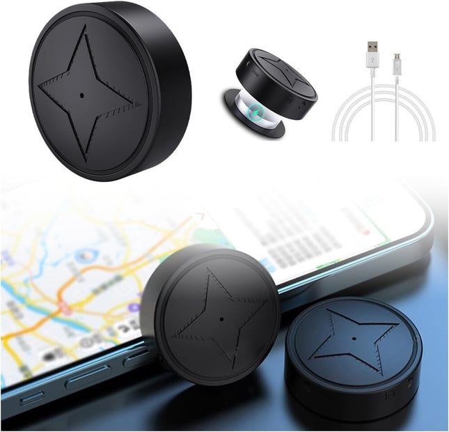 GPS Tracker for Car, Vehicle GPS Tracker No Subscription, Magnetic Tracking Device for Car and Motorcycle
