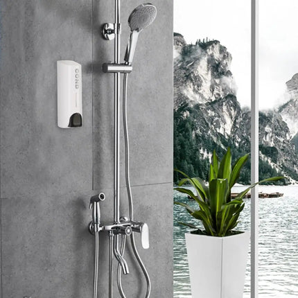 Wall Mounted Soap Dispenser, Bathroom Soap Dispenser for Shampoo and Body Wash – image 22