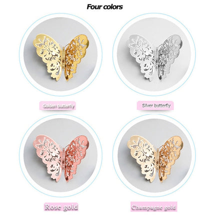3D Butterfly Wall Decor, Metallic Butterfly Wall Stickers