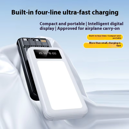 Power Bank Portable Charger | Portable Fast Charging Power Bank with LCD Display | Best Portable Charger | High Capacity Portable Power Bank for iPhone, Samsung, iPad & Android