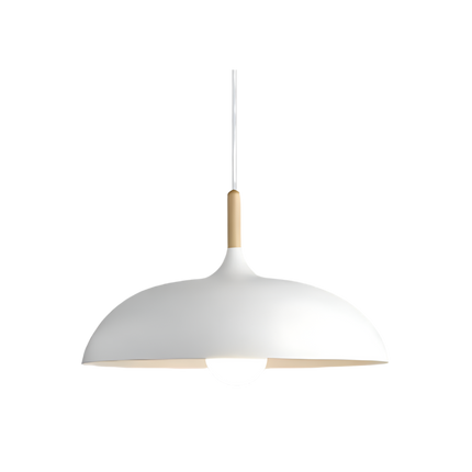 Haft Pendant | Scandinavian-Inspired Light Fixture with Wood Accent | Minimalist Design for Warm Illumination 13
