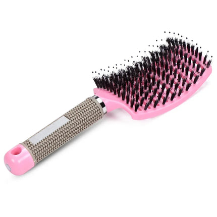 Detangling Hair Brush, Bristle and Nylon Scalp Brush for Massage – image 6