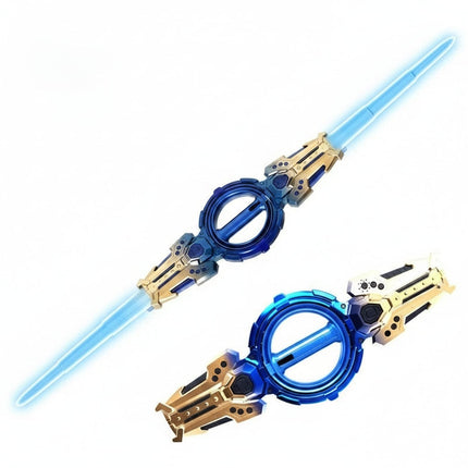 Halloween Costume Accessories | Light Up Double Sword with Sound Effects | Exciting Role Play Toy for Kids 4