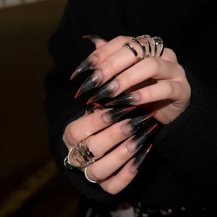 Halloween Glam | Reusable Press-On Nails with Claw Shape Design | Perfect for Costume Parties 2